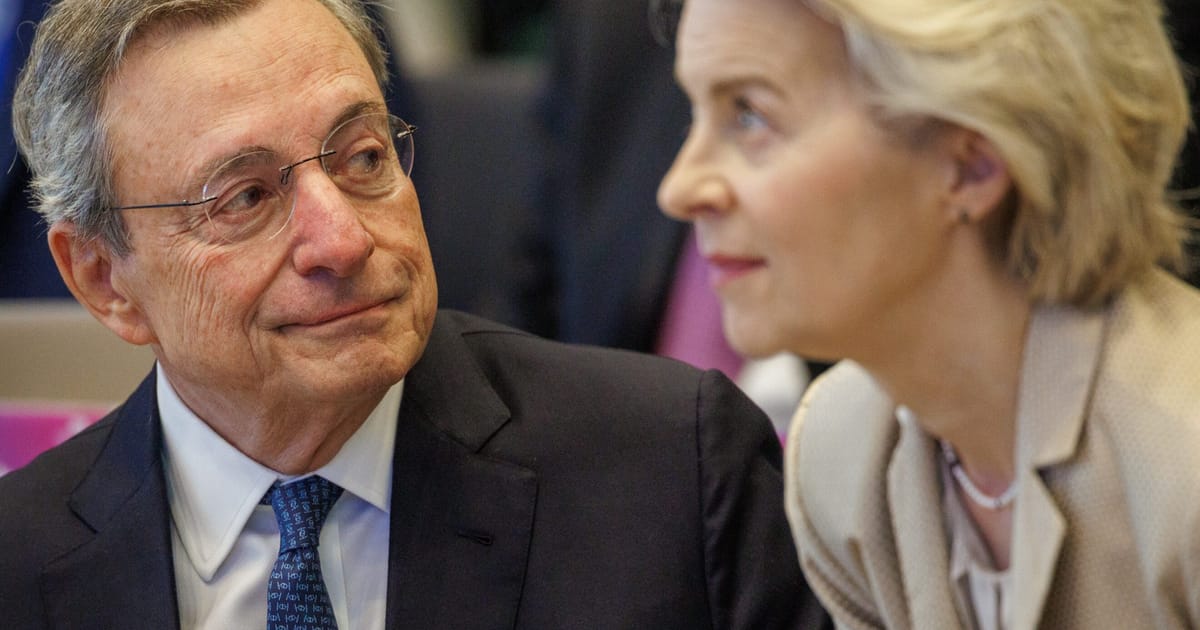Draghi shows von der Leyen some ‘respect’  — amid the criticism