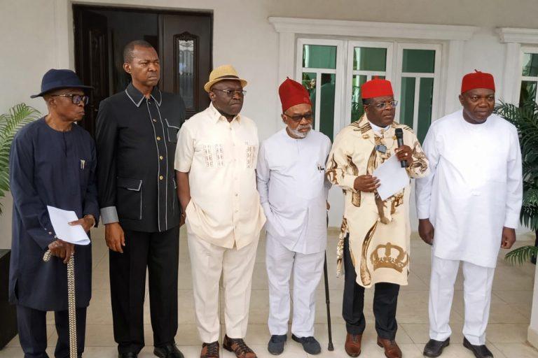 South-east governors Tinubu