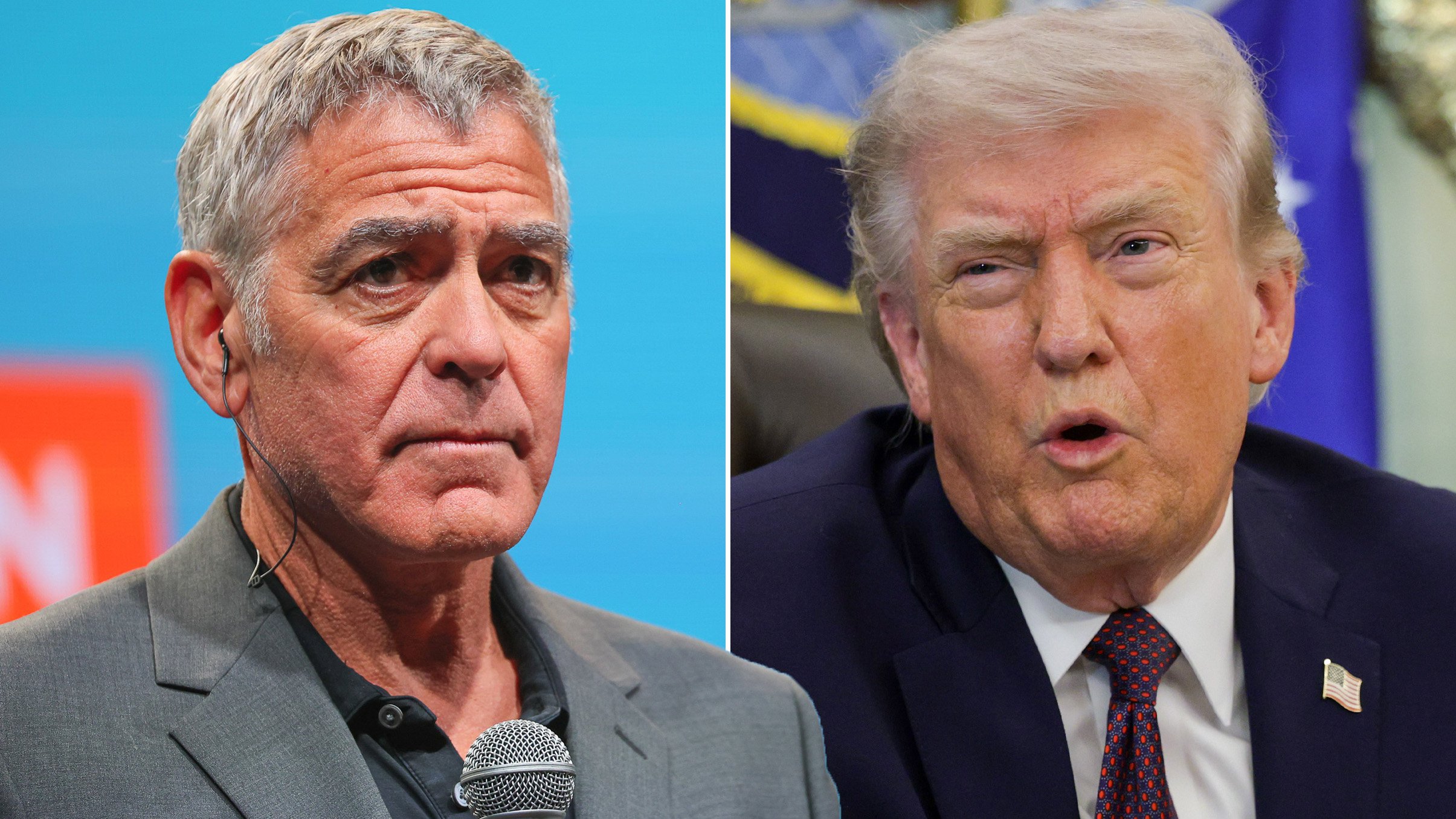 George Clooney hits back at Trump after White House’s bizarre ‘war crimes’ jibe